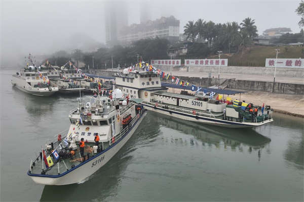 第161次中老缅泰湄公河联合巡逻执法行动启动