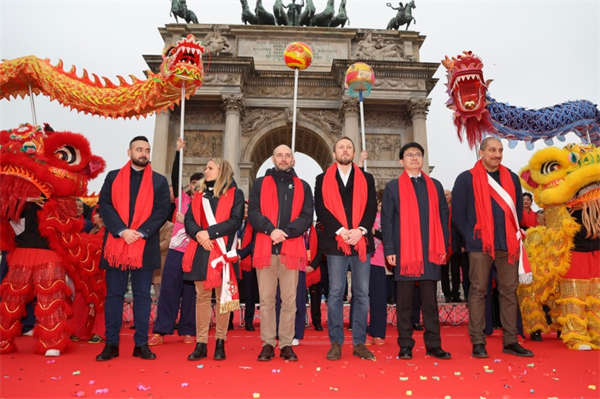 米兰侨界举办2026“喜迎新春 舞龙舞狮”大联欢活动