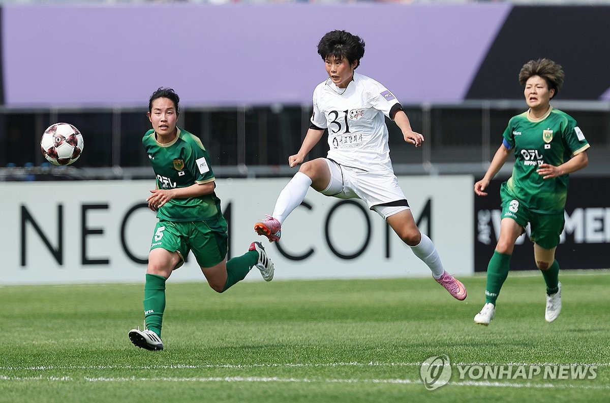 朝鲜“我的故乡”女足1:0战胜日本球队，夺得女足亚冠联赛冠军